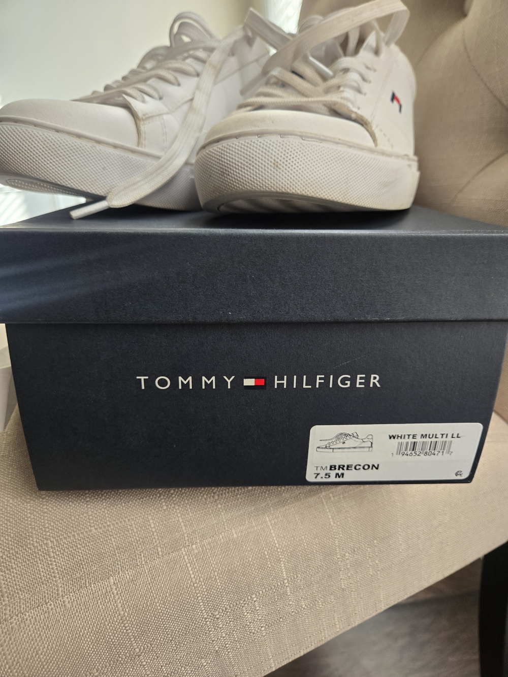 Tommy Hilfiger White Low-Top Sneakers